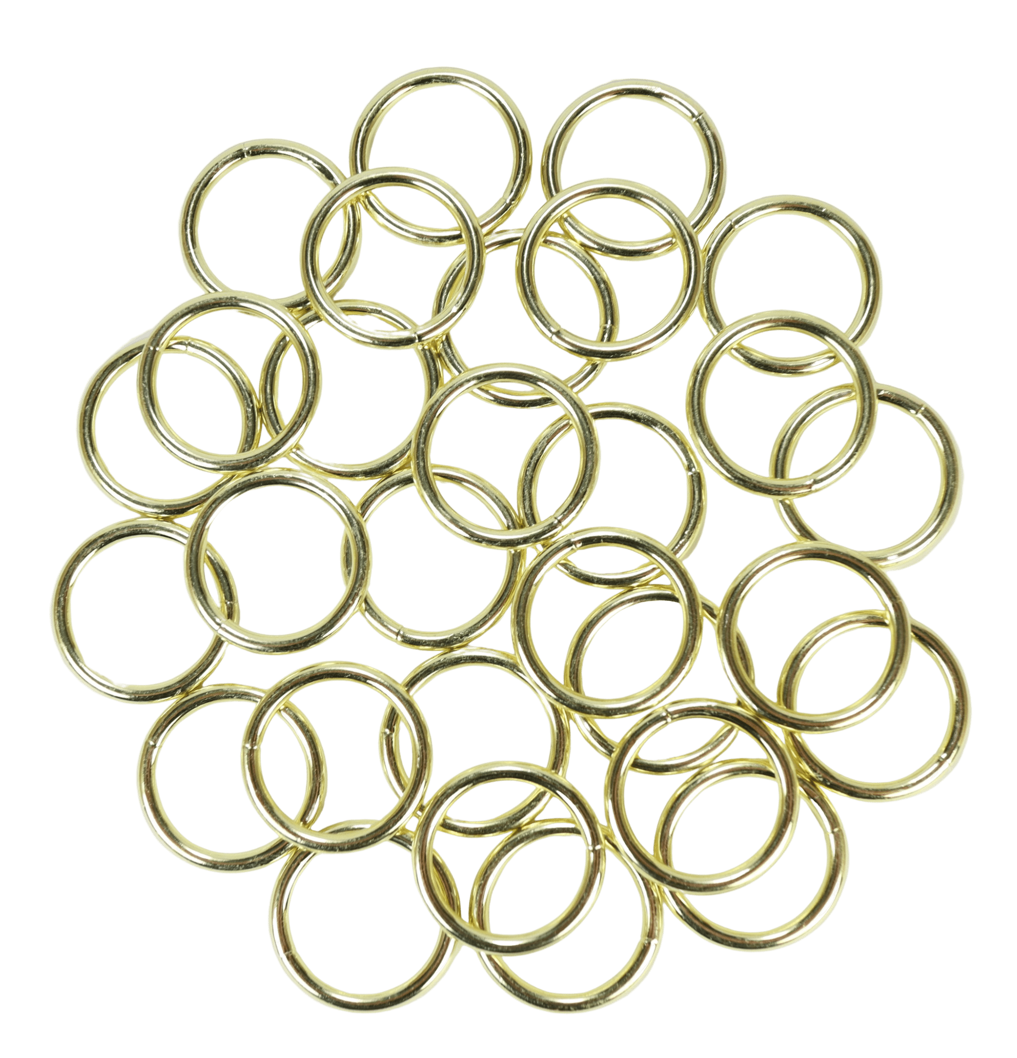 10pcs/Set 35-190mm Gold Dream Catcher Metal Rings  Craft Hoop Projects Supplies 