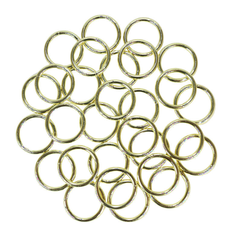 1 inch Gold Metal Rings for Crafts 10 Pieces