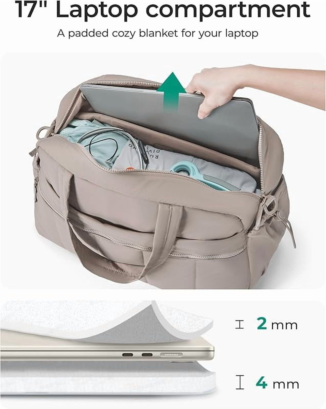 Multi-Compartment Women’s Tote - Water Resistant Gym & Travel Duffel with Wet Pocket, Lightweight Carry-On Weekender
