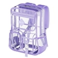 thumbnail image 1 of Contixo Clear Stadium Backpack - Premium PVC Transparent Bookbag for Concerts, Events, Venues, Purple, 1 of 6