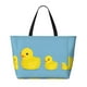 thumbnail image 2 of Easygdp Cute Ducky Bolsa de Viaje de Playa de Gran Capacidad, Bolsa Tote Perfecta para la Playa, Escapadas de Fin de Semana y Viajes, 2 of 7