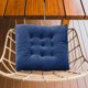 thumbnail image 4 of Cojín de Asiento Acolchado para Silla de Oficina o Residencia | Almohadón de Asiento de Ante Grueso con Correa Antideslizante, Soporte Ergonómico para Glúteos, Funda Lavable, Cojín Cuadrado para, 4 of 5