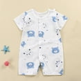 thumbnail image 2 of WRKEKC Baby Girl Romper, Baby Boy Jumpsuit, Baby Spring New Onesie Newborn Crawling Clothes Sleeveless Thin Ha Clothes Bag Fart Clothes, 2 of 3