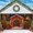 Christmas01, variant on Christmas Garage Door Decoration Cover North Pole Arch Snowman Backdrop Santa Arch Xmas Trees Gifts Boxes Garage Door Banner Winter Scene Background for Outdoor Christmas Holiday Party Decor 16X7ft