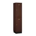 thumbnail image 4 of Solid Oak Executive Wood Locker - Double Tier - 1 Wide - 6 Feet High - 21 Inches Deep - Medium Oak, 4 of 6