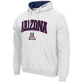 thumbnail image 2 of Men's Colosseum White Arizona Wildcats Arch & Logo 3.0 Pullover Hoodie, 2 of 3