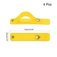thumbnail image 2 of Uxcell 4 Pcs Phone Loop Finger Holder Silicone Phone Strap Grip Holder for Most Smartphones Light Yellow, 2 of 6