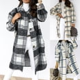 thumbnail image 5 of UPPADA Winter Coat Women's Thickened Overcoat Plus Size Wool Liner Sherpa Denim Coats Warm Thicken Parka Jacket with Fur Hood Abrigos de Mujer, 5 of 5