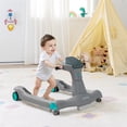 thumbnail image 4 of Costway Andador 2 en 1 para Niños Plegable Andador Actividad de Empuje Altura y Velocidad Regulables para Bebé 6-8 Meses 73 x 59,5 x 54,5 cm, 4 of 10