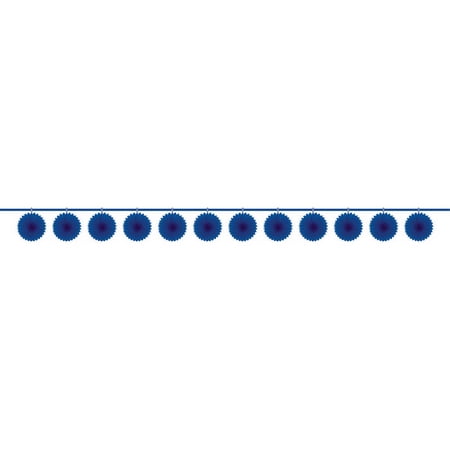 Create Paper Banner - Mini Create Your Own Blue Paper Fan Banner