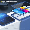 thumbnail image 3 of Funda para iPad MoKo 11", 11ª generación, 2025 y 10ª generación, 10,9 pulgadas, azul, 3 of 8