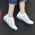 thumbnail image 3 of Vedolay Flats Sneakers Women Slip On Leisure Shoes Non Slip Fashion Comfortable Flats Loafer,White 8, 3 of 4