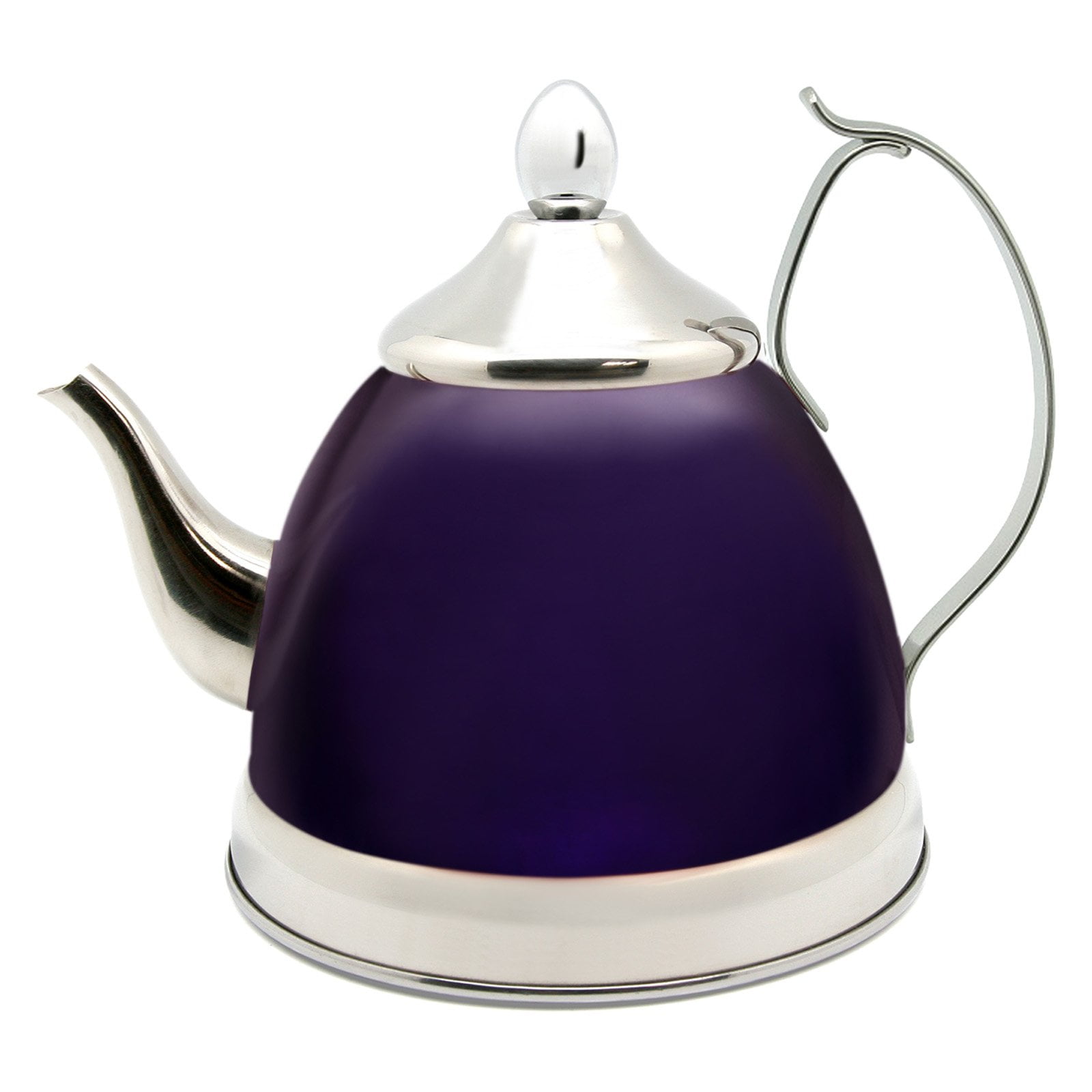 Creative Home NobiliTea 1 qt. Stainless Steel Tea Kettle with Tea