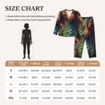 thumbnail image 4 of Sigee Whimsical Dragon Color Cool for Women’s Pajama Sets Long-Sleeved Pjs Sets for Women 2 piece Sleepwear-XX-Large, 4 of 7