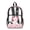 Watercolor Cherry Blossom with Gradient Salamander, variant on Whosucclay Musical Frog Band 17 Inch Multi-Pocket Transparent Clear Backpack for Boys Girls, Adjustable Straps Large Capacity Bookbag for Elementary Middle School