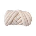 thumbnail image 2 of GUOOL Arm Knit Yarn for Quick Finger Weave Hand Knitting, 2.2lbs Velvet Washable Bulky Beige, 2 of 9
