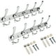 thumbnail image 4 of Wall Hook Stainless Steel Coat Hooks For Coat/towel/hat Rack Silver (2 Pack 20 Hooks), 4 of 5