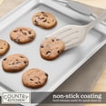 thumbnail image 2 of Country Kitchen Bakeware Set, 10-Piece Nonstick Stackable Baking Pans with Silicone Handles, Red, 2 of 7