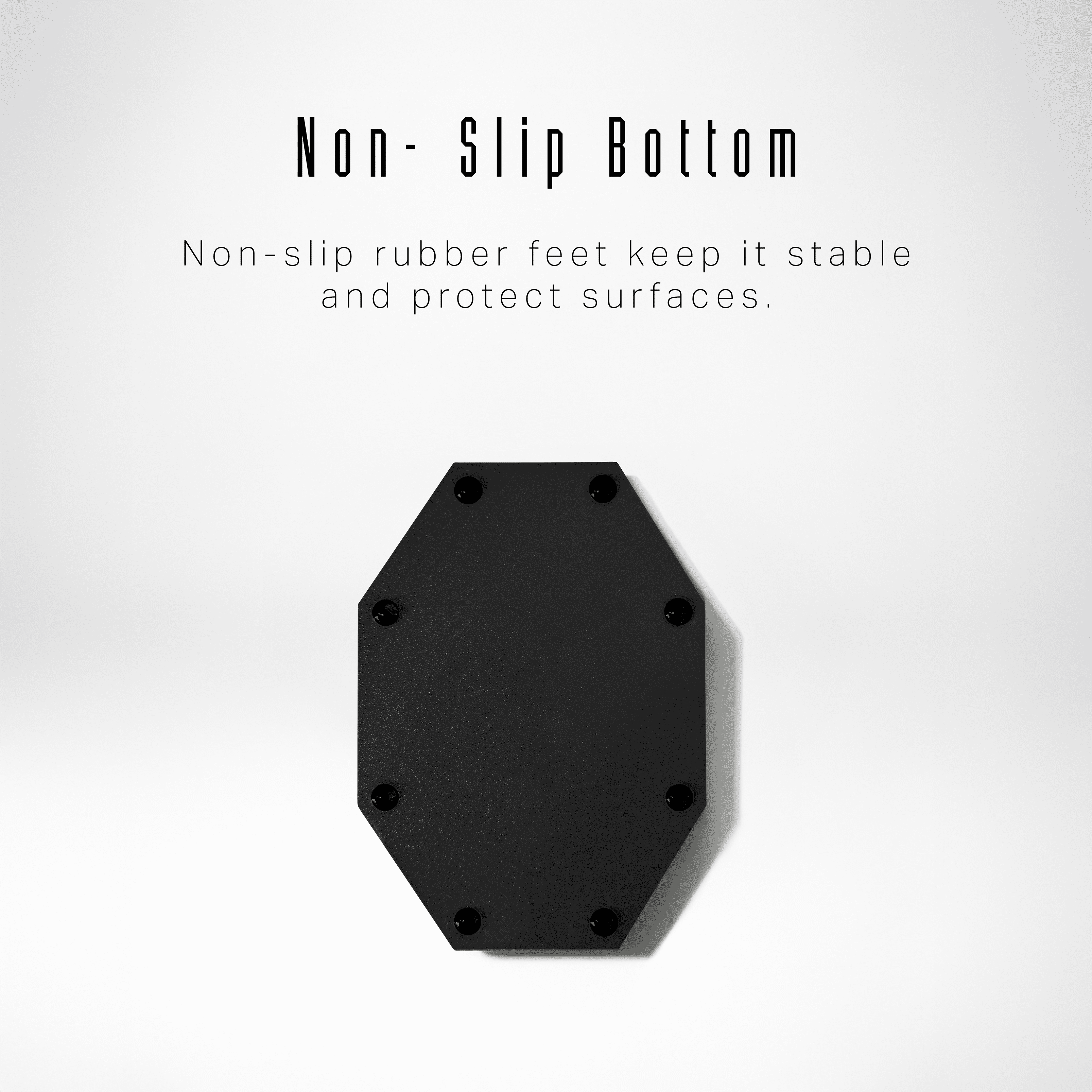 Modern Minimalist Mail Organizer (Black) – Compact Desk Mail Holder with Tabs & Small Storage– 3D Printed in Multiple Colors