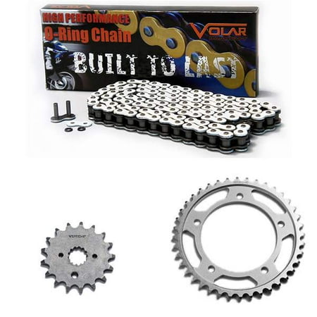 - 2003-2007 Suzuki SV1000S O-Ring Chain and Sprocket Kit - White