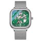 thumbnail image 1 of Novela reloj cuadrado reloj mecánico automático para hombres esfera hueca puntero luminoso, 1 of 3