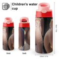 thumbnail image 2 of Movie Sing 2 Kids Water Bottle with Silicone Straw And Spill-Proof Lid, 12 Oz Stainless Steel Double-Wall Vacuum Insulated Water Bottles for Boys Girls, 2 of 8