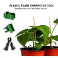 thumbnail image 4 of Adjustable Plant Trellis Connector Clip Plastic Plant Connector Stakes Garden Plastic Connector Type A (50pcs, 11mm), 4 of 5