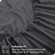 thumbnail image 5 of Bare Home Juego de Sábanas TENCEL™ - Lyocell Derivado Del Eucalipto - Twin XL, Gris Hierro Forjado, 5 of 7