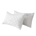 thumbnail image 1 of 2pcs Funda De Almohadas Impermeable Protector -estándar Color Blanco Geométrico, 1 of 5