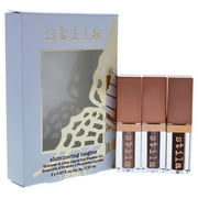 Shimmering Heights Liquid Eye Shadow Set by Stila for Women - 3 x 0.07 oz Kitten, Cloud, Twig