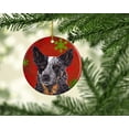 thumbnail image 2 of Carolines Treasures SC9436-CO1 Australian Cattle Dog Flocons de Neige Rouges Ornement en Céramique de Noël, 2 of 3