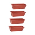 thumbnail image 4 of Almencla 4 Pieces Window Box Planter Boxes Flower Pots for Indoor Outdoor Garden Yard M, 4 of 8