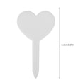 thumbnail image 3 of LYUMO 100PCS Colors Gardening Label Heart-shape Plant Label PVC Material Waterproof Durable, Label, 3 of 8