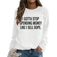 thumbnail image 2 of Vedolay Oversized Sweatshirt for Women 2023 Hoodies for Women 2023 Long Sleeve Sweatshirts Crewneck Casual Fit Pullover Hoodie Clothes,White L, 2 of 4