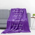 thumbnail image 3 of LHSHID Christian Bible Verse Throws Blanket Healing Spiritual Blanket Gifts Religious Prayer Soft Flannel Fleece Bed Blanket Get Well Soon Gifts with Inspirational Thoughts & Hugs 40x50in, 3 of 6
