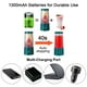 thumbnail image 4 of Licuadora portátil, licuadora de tamaño personal para batidos y batidos, recargable por USB, para viajes deportivos y actividades al aire libre, 4 of 5