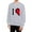 Light Gray, variant on Valentine's Day Print O Neck Casual Long Sleeve Crewneck Fit Pullover Top (boy） Ladies Sweatsuits Jacket Women Suits Women Drawstring Waist Sweatshirt Women Womens Sweatshirts Hoodies Hot Hoodie Color