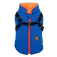 thumbnail image 1 of Norbi Pet Warm Jacket Chaleco Para Perros Pequeños Arnés Cachorro Invierno 2 En 1 Traje Abrigo Para Clima Frío (3Xl Azul), 1 of 1