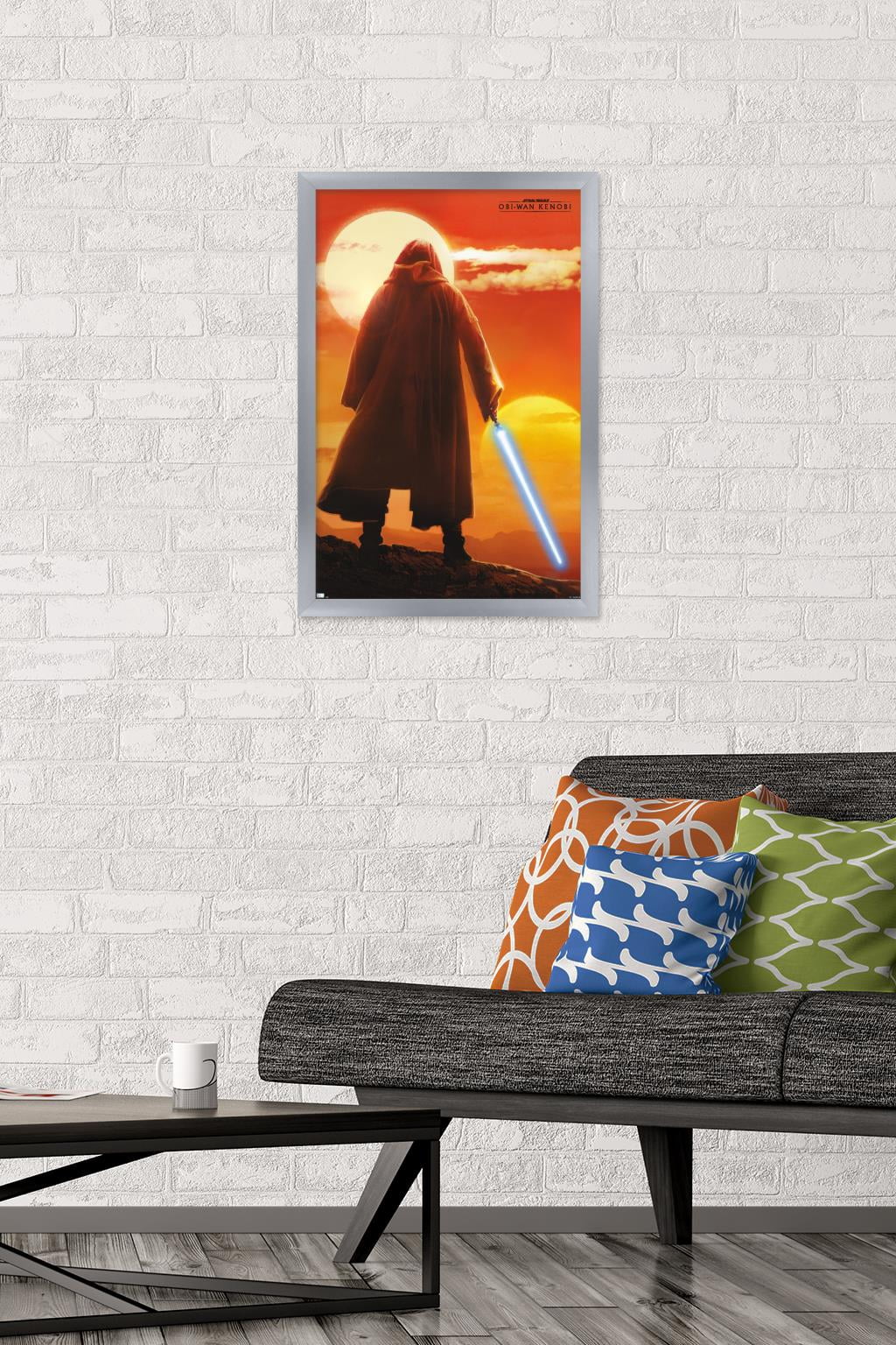 Star Wars: Obi-Wan Kenobi - Two Suns Wall Poster, 14.725" x 22.375" Framed