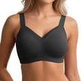 thumbnail image 1 of Elly Wireless Bra for Women Full Coverage Seamless Everyday Wear Mesh Lace Design Underwire Free Comfort, 1 of 4