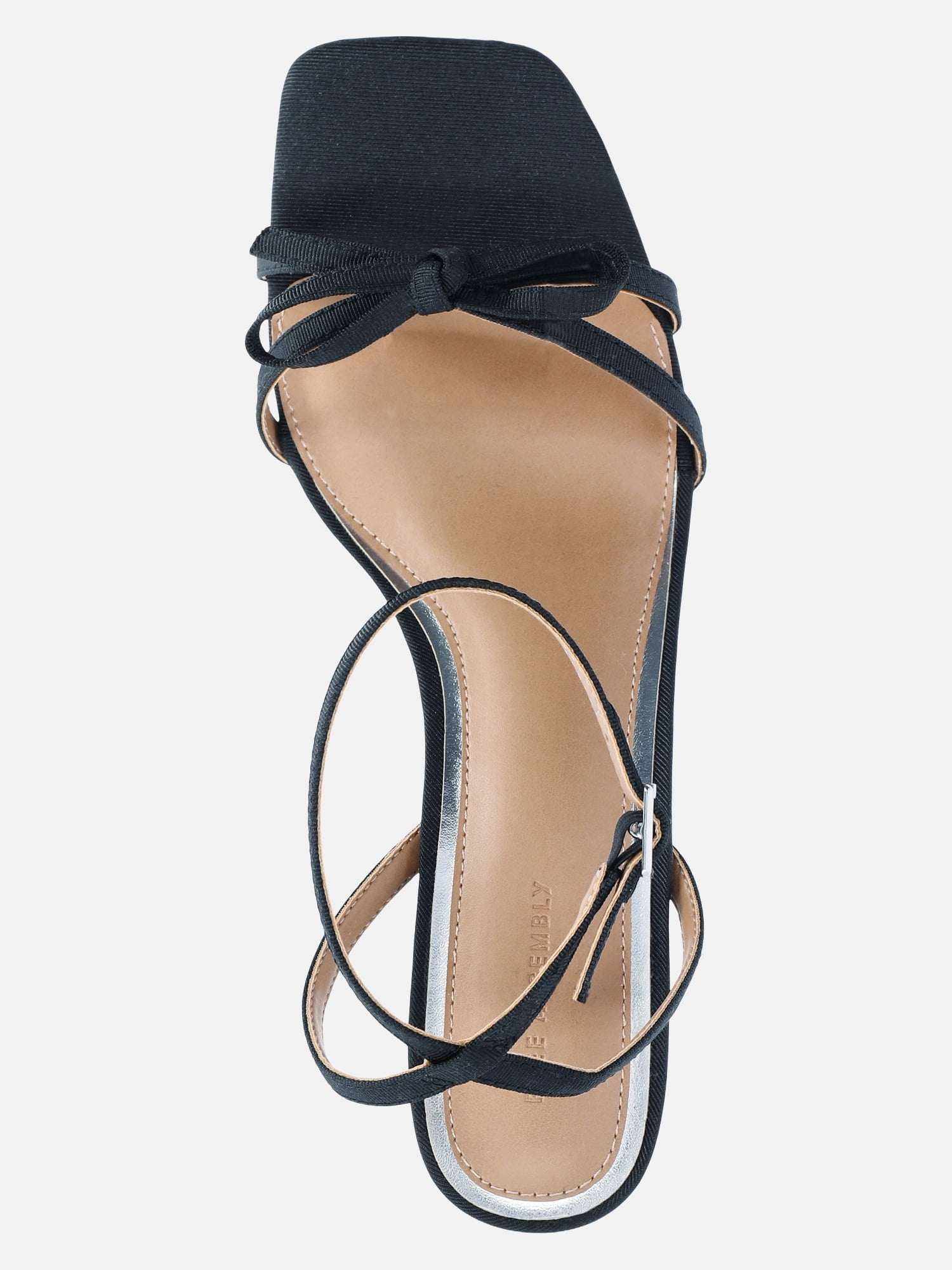Free Assembly Women's Kitten Heel Sandals with Bow