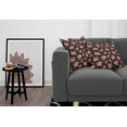 thumbnail image 3 of Ambesonne Rose Throw Pillow Cover 2 Pack, Vintage Corsage Antique, 18", Multicolor, 3 of 5