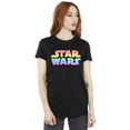thumbnail image 3 of Star Wars  Adult Rainbow Logo T-Shirt, 3 of 3