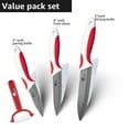 thumbnail image 5 of Kitchen Ceramic Knife Set with Peeler Household 5-inch Utility Knife, 4-inch Slcing Knife,3-inch Fruit Paring Knife, 5 of 5