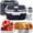 blue, variant on Sitlais Electric Heated Lunch Box, 3 L Double Layer Portable Food Warmer for Car and Truck, 90 W, Dark Grey