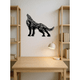 thumbnail image 5 of Dark Finish Gothic Wolf Wall Art – 3D Handcrafted Iron Sculpture Mystical Decor for Home & Office, 5 of 6