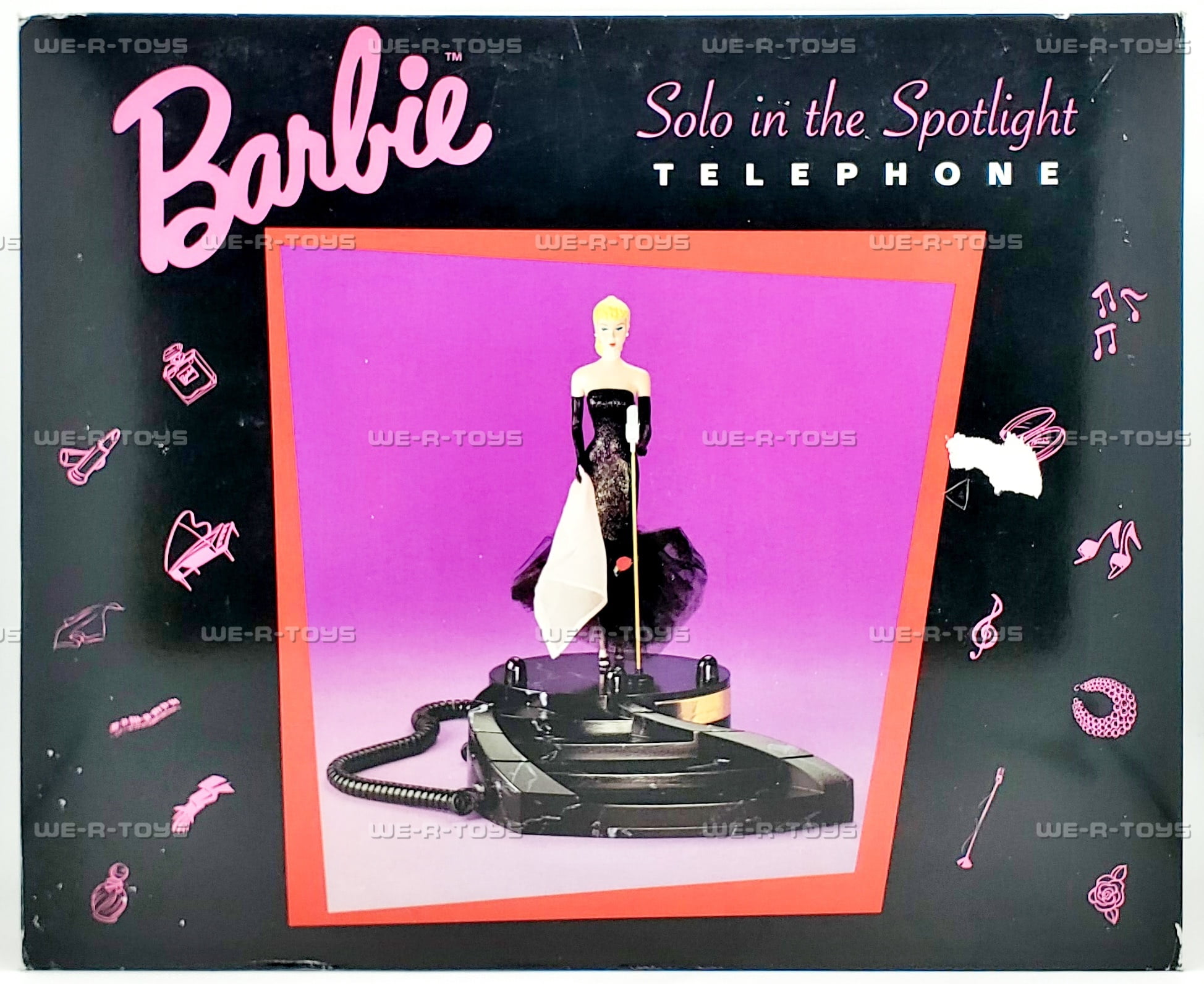 Barbie Doll Solo in the Spotlight Telephone 1995 Segan Telemania