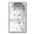 thumbnail image 2 of ArtToFrames 10" x 18" Bright Silver Picture Frame, 10x18 inch Silver Wood Poster Frame (WOM-4752), 2 of 8