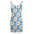 thumbnail image 4 of Vestido sin mangas con tirantes de jersey con estampado sexy a la moda para mujer Pompotops  qyievc1296, 4 of 4