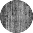 thumbnail image 1 of Ahgly Company Indoor Round Oriental Gray Industrial Area Rugs, 4' Round, 1 of 4